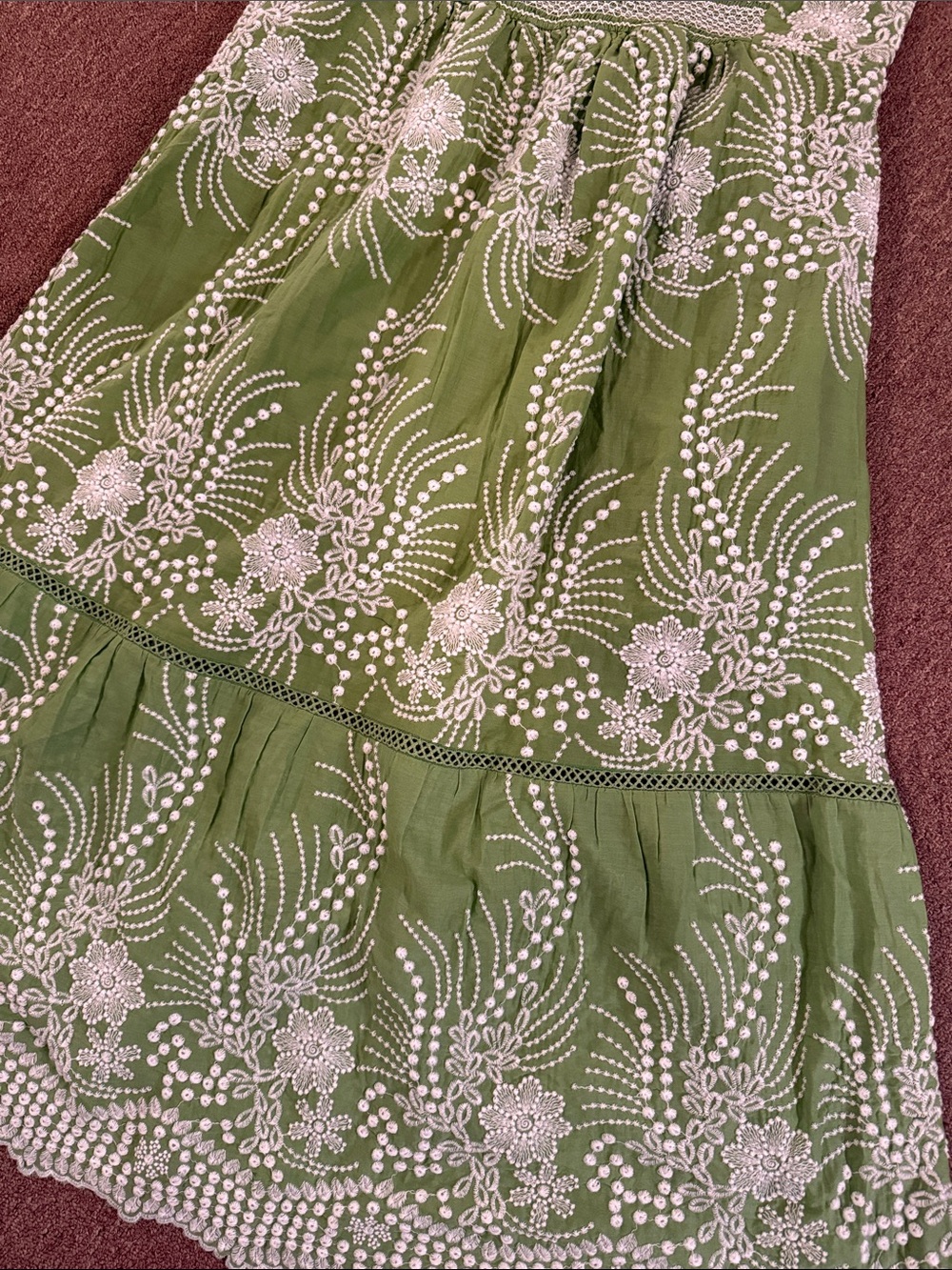 Anthropologie 
Sleeveless Sweetheart Tiered Midi Dress - Picture 7 of 13
